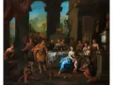 Im Palast der Roxane by Gerard de Lairesse, oil on canvas, sold Jun 2019