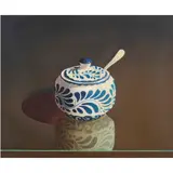 Sugar Bowl by Mark Adams, 1985, lithograph, sold Jul 2024