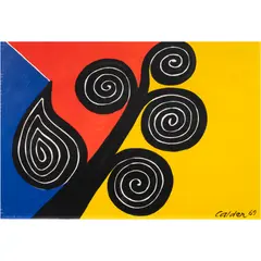 Autumn Harvest by Alexander Calder, 1969, lithograph, sold Jul 2024