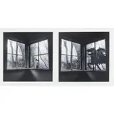 Window Fantasy and Rescue by Joanne Leonard, 1974, gelatin silver print (dyptych), sold Jul 2024