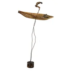 Untitled by Marc Perez, mixed media (wood and wire) sculpture, sold Jul 2024