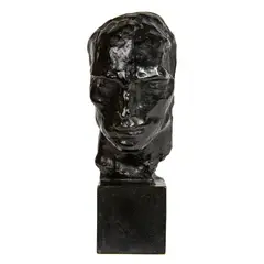 Head by Mauro Corda, bronze sculpture, sold Jul 2024