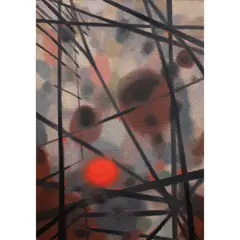 Untitled by Nemesio Antúnez, 1959, oil on canvas, sold Jul 2024