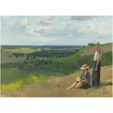 Na Vorksii 1832 by Vladimir Tokarev, 1917, oil on board, sold Jul 2024