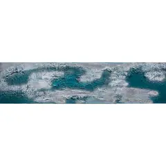 Untitled (Blue) by Bernard Winitz, mixed media on canvas, sold Jul 2024