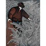 Untitled by Emmy Lou Packard, woodcut in colors, sold Jul 2024