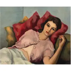Untitled by Louise Ryals Bartlett Arkell, oil on canvas, sold Jul 2024