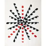 Abstract Radial Compositions by Allan D'Arcangelo, 1970, lithograph, sold Jul 2024