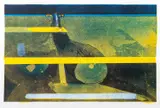 Night by Hans Graeder, circa 1979, Lithograph in Colors on Paper, sold Oct 2025