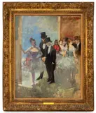 Les Coulisses de l'Opera by Jean-Louis Forain, circa 1890, Oil on Canvas, sold Oct 2025