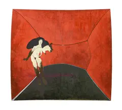 Latin Girls by Enrique Castro-Cid, 1979, Mixed Media on Canvas, sold Oct 2025