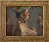 Portrait of a Nude Woman by Mark Farmer, Oil on Canvas, sold Oct 2025