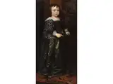 Portrait Eines Jungen in Eleganter Kleidung by Adriaen Hanneman, oil on canvas, offered Mar 2025