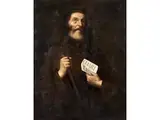 Franciscus de Paula by Jusepe de Ribera, oil on canvas, sold Mar 2024