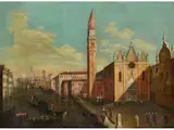 Und Santa Maria Della Salute by Apollonio Facchinetti, oil on canvas, sold Mar 2024