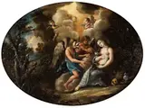 Die Reuige Maria Magdalena by Girolamo Troppa, oil on panel, offered Mar 2025