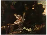 Narziss by Eglon Hendrik van der Neer, oil on canvas, offered Apr 2018