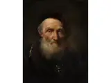 Portrait Eines Alten Mannes by Giuseppe Nogari, oil on canvas, offered Sep 2019