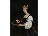 Salome mit dem Haupt Johannes des Täufers by Antiveduto Grammatica, oil on canvas, offered Mar 2019