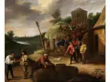 Das Fest des Bacchus by Lambert de Hondt, oil on canvas, offered Jul 2015