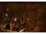 Das Bauernfest by Jan Miense Molenaer, oil on panel, sold Mar 2026