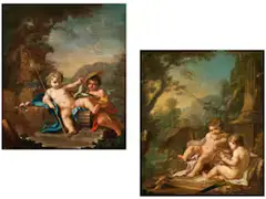 Allegorie der Luft by Jean-Marc Nattier, oil on canvas, offered Dec 2025