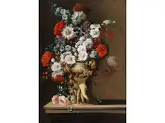 Blumenstillleben by Pieter Casteels III, oil on canvas, offered Mar 2023