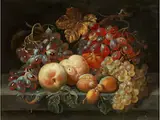 Obststillleben mit Insekten by Jan de Heem, oil on copper, sold Mar 2022