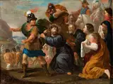 Kreuztragung Christi by Frans Francken d. J., oil on copper, sold Dec 2019