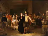 Untitled by Gerrit Lundens, oil on panel, offered Sep 2022