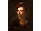 Portrait Eines Mannes mit Roter Kopfbedeckung by Johann Kupezky, oil on canvas, sold Jun 2026