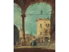 Ein Portikus in Venedig by Francesco Guardi, gouache, sold Jun 2026