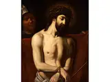 Ecce Homo by Caravaggist des 17. Jahrhunderts, oil on canvas, offered Dec 2019