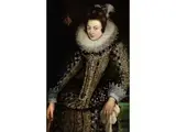 Portrait der Johanna van Berchem (1585 – 1610) by Frans Pourbus d. J., oil on canvas, sold Jun 2019