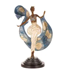 Untitled by Erté, bronze, sold Oct 2025