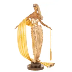 Untitled by Erté, bronze, sold Oct 2025