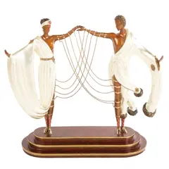 Untitled by Erté, bronze, sold Oct 2025