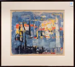 Untitled by Jacques Yankel, lithograph, sold Jul 2024
