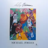 Original Lithograph Poster by Michael Jordan, An original lithograph on paper poster from 1991 by artist L, sold Jan 2025