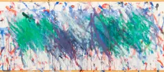 Abstract Composition Triptych by Robert O'Meara, Oil on Canvas, sold Nov 2025