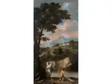 Tobias und der Engel by Giuseppe Zola, oil on canvas, offered Jun 2025