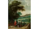 Baumlandschaft by Jasper van der Lanen, oil on copper, sold Dec 2018
