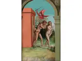 Die Vertreibung aus dem Paradies by Tommaso di Ser Giovanni di Mone Cassai, oil on canvas, offered Dec 2018