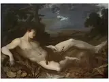 Adonis by Louis Finson, oil on canvas, sold Dec 2024