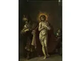 Christus vor dem Hohen rat by Frans Francken d. J., oil on panel, sold Sep 2018