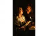 Nächtliches Stelldichein by Godfried Schalcken, oil on panel, offered Jun 2016