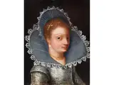 Bildnis Einer Adeligen Dame by Frans Pourbus d. J., oil on panel, offered Dec 2024