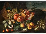 Früchtestillleben by Pietro Navarra, oil on canvas, offered Mar 2025