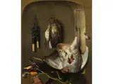Jagdstillleben mit Erlegtem Rebhuhn und Vögeln by Hendrick Fromantiou, oil on canvas, sold Mar 2026