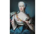 Portrait Einer Höfischen Dame by Rosalba Carriera, pastel, offered Sep 2023